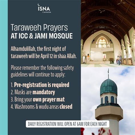 isna canada taraweeh prayer.